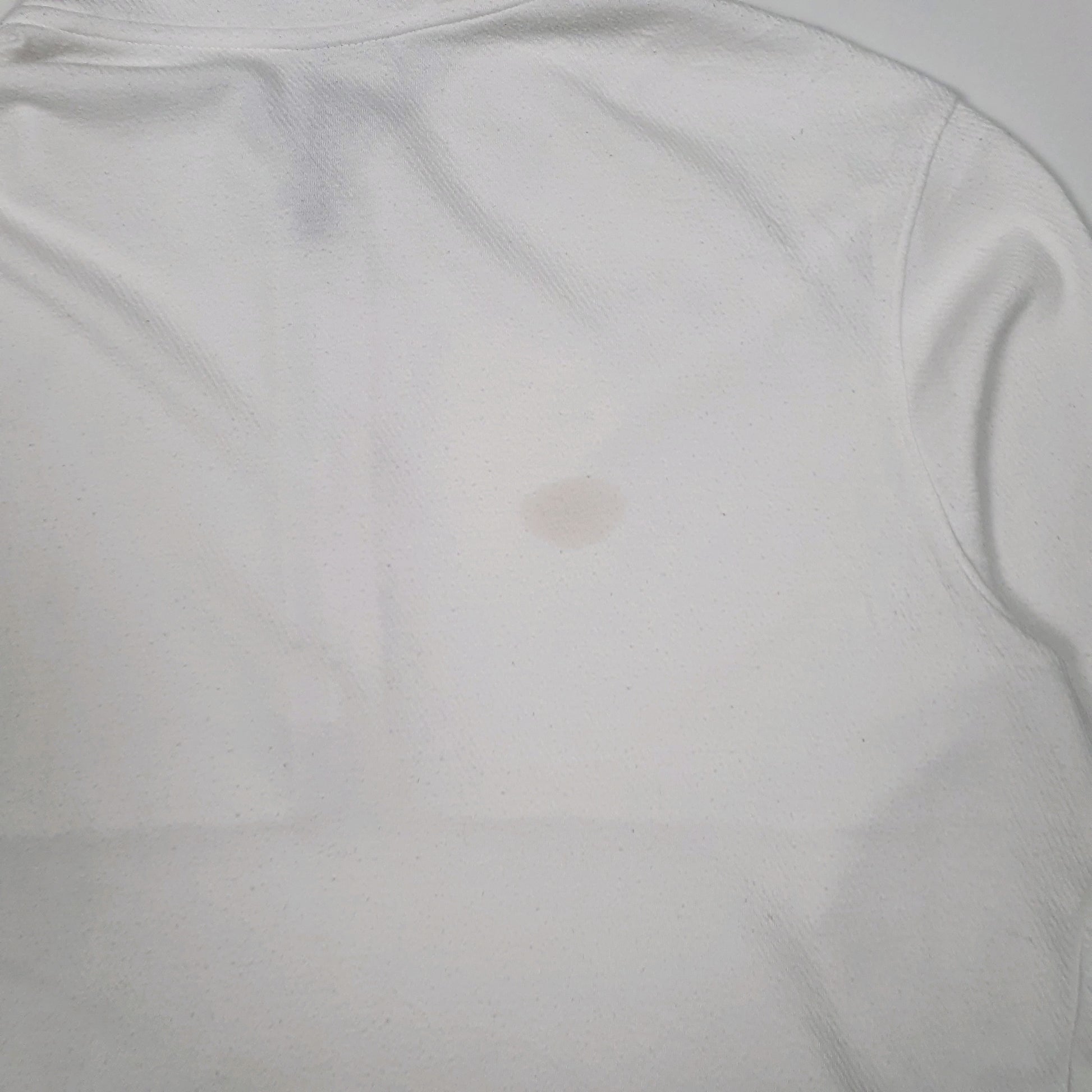 Mens White Nike Dri Fit Quarter Zip Jumper