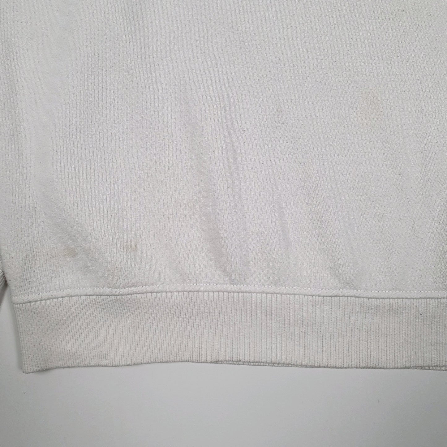 Mens White Fila  Crewneck Jumper