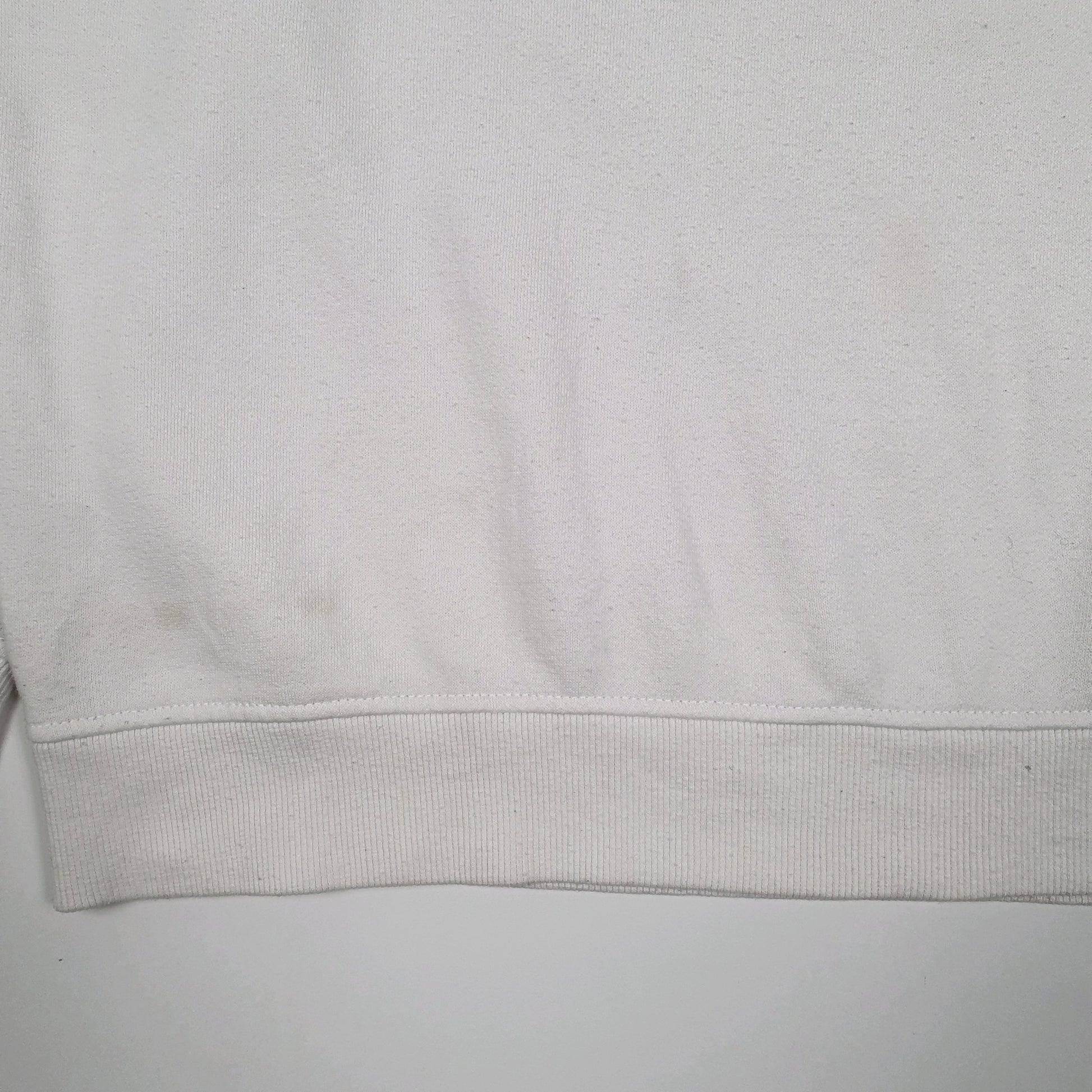 Mens White Fila  Crewneck Jumper