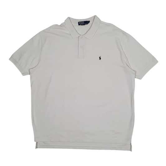 Mens White Polo Ralph Lauren  Short Sleeve Polo Shirt