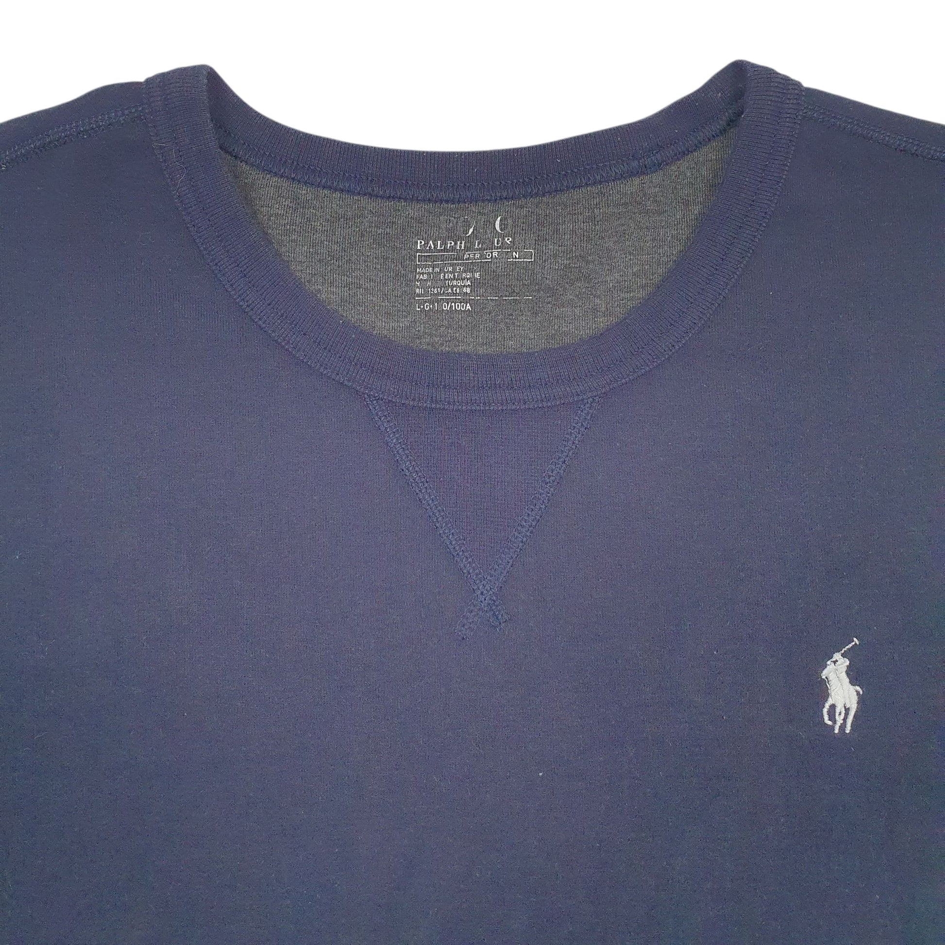 Mens Navy Polo Ralph Lauren  Crewneck Jumper