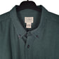 Mens Green L.L.Bean Tall Houndstooth  Shirt