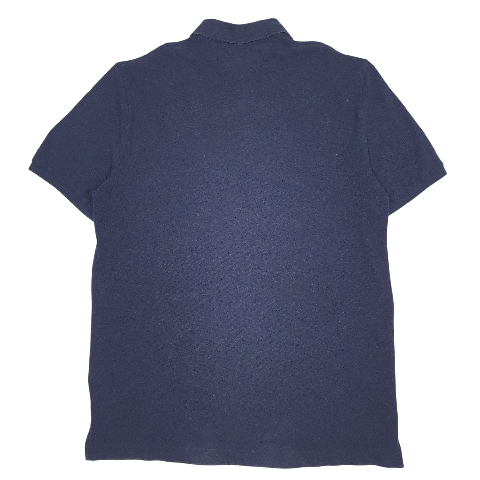 Mens Navy Tommy Hilfiger  Hoodie Polo Shirt