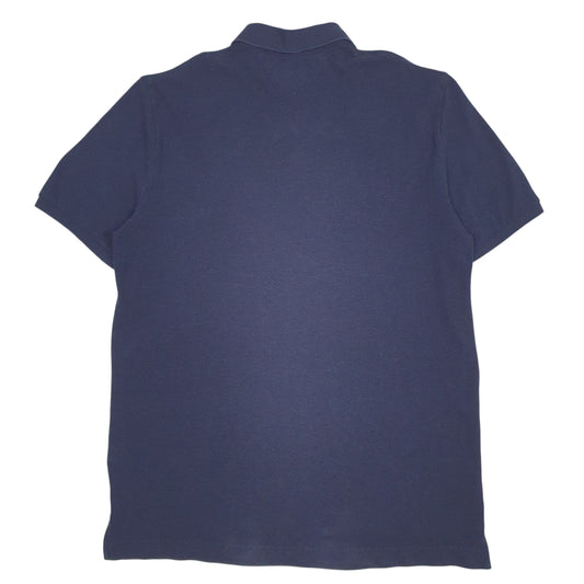 Mens Navy Tommy Hilfiger  Hoodie Polo Shirt