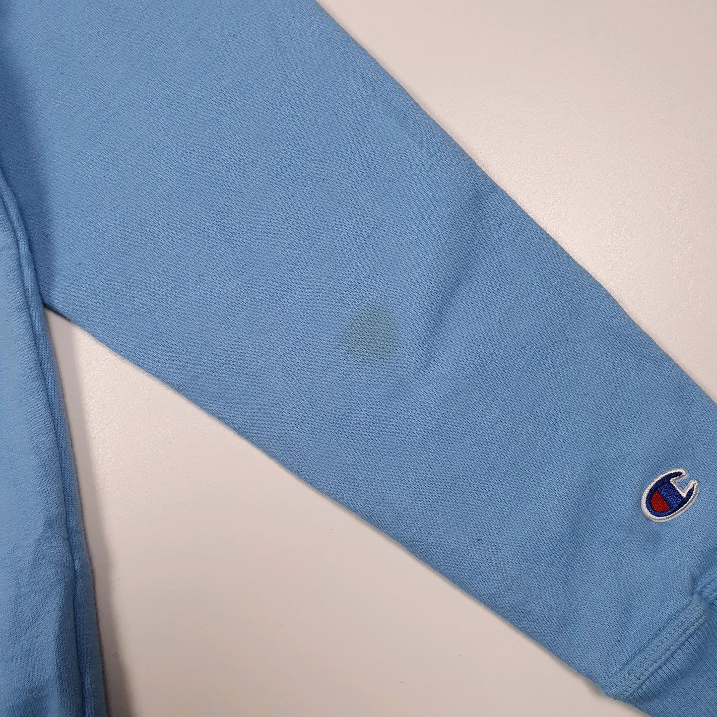 Mens Blue Champion  Crewneck Jumper