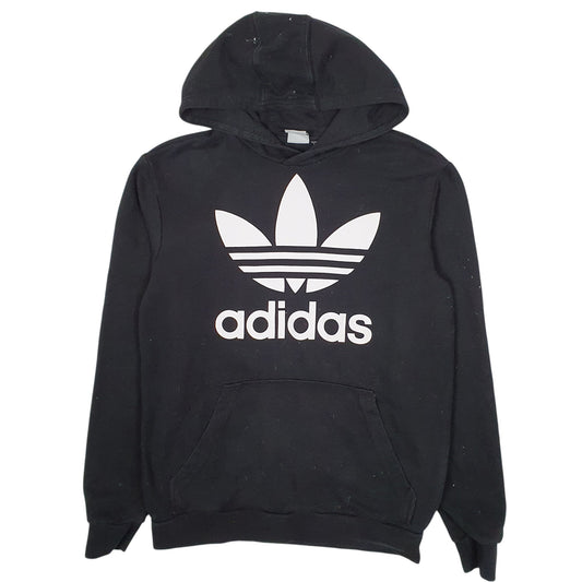 Mens Black Adidas Originals Hoodie Jumper