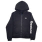 Mens Black Reebok Fleece Lined Full Zip Jumper
