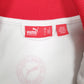 Mens White Puma  Full Zip Jumper