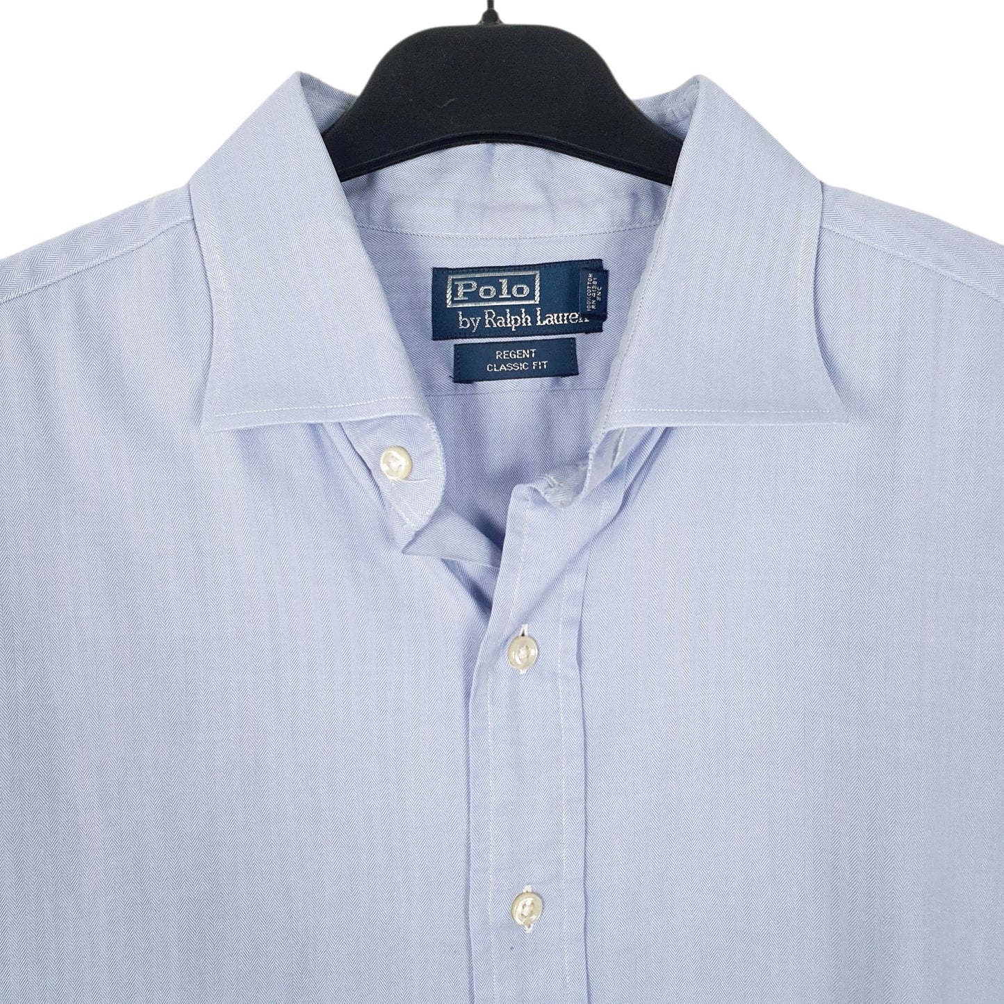 Mens Blue Polo Ralph Lauren Regent  Shirt