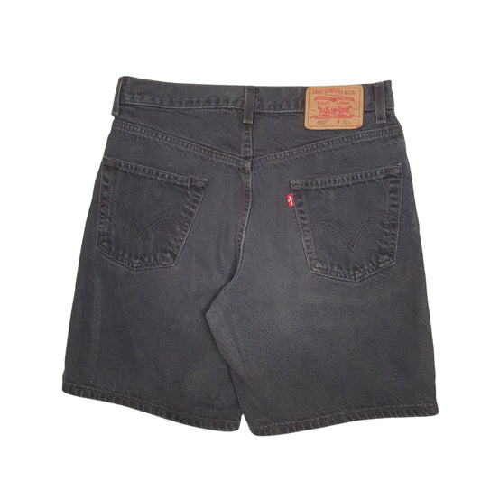 Mens Black Levis 550 Vintage 00s  Shorts