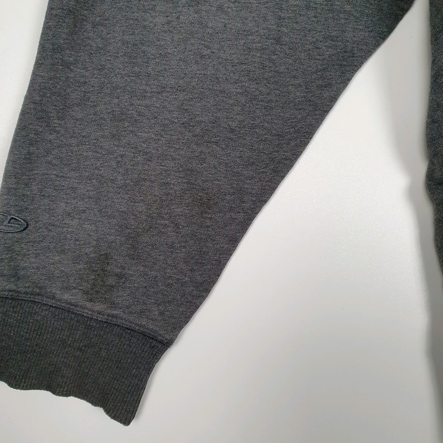 Mens Grey Champion Hoodie Full Zip Jumper