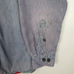 Mens Blue Woolrich Fleece Lined Shacket Jacket  Shirt