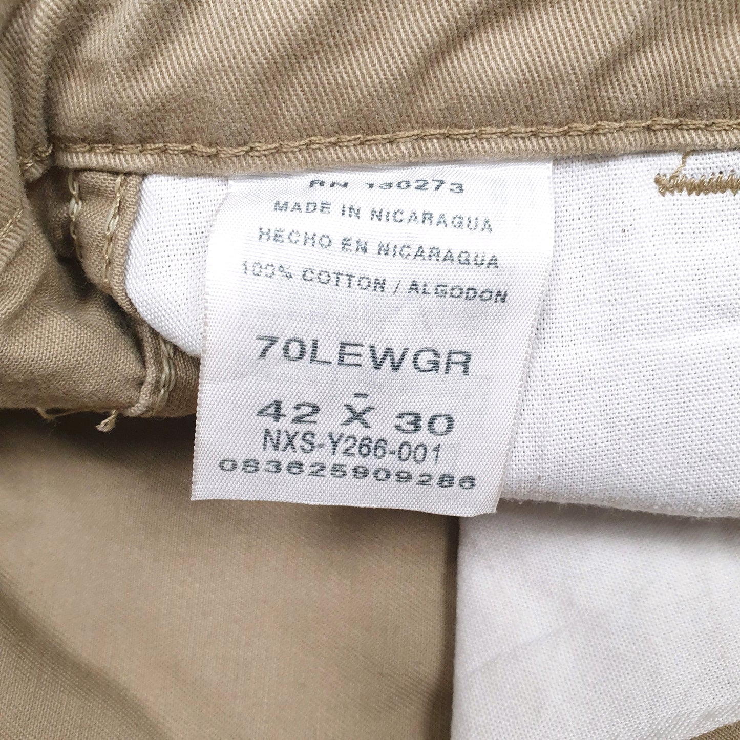 Mens Beige Wrangler   Trousers