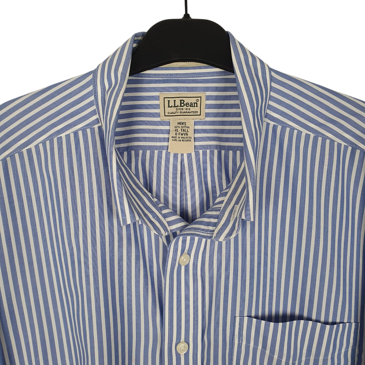 Mens Blue L.L.Bean   Shirt