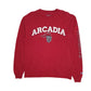 Mens Burgundy Champion Arcadia Knights Long Sleeve T Shirt