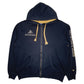 Mens Navy Champion Rock & Roll Hall of Fame Hoodie Full Zip Jumper