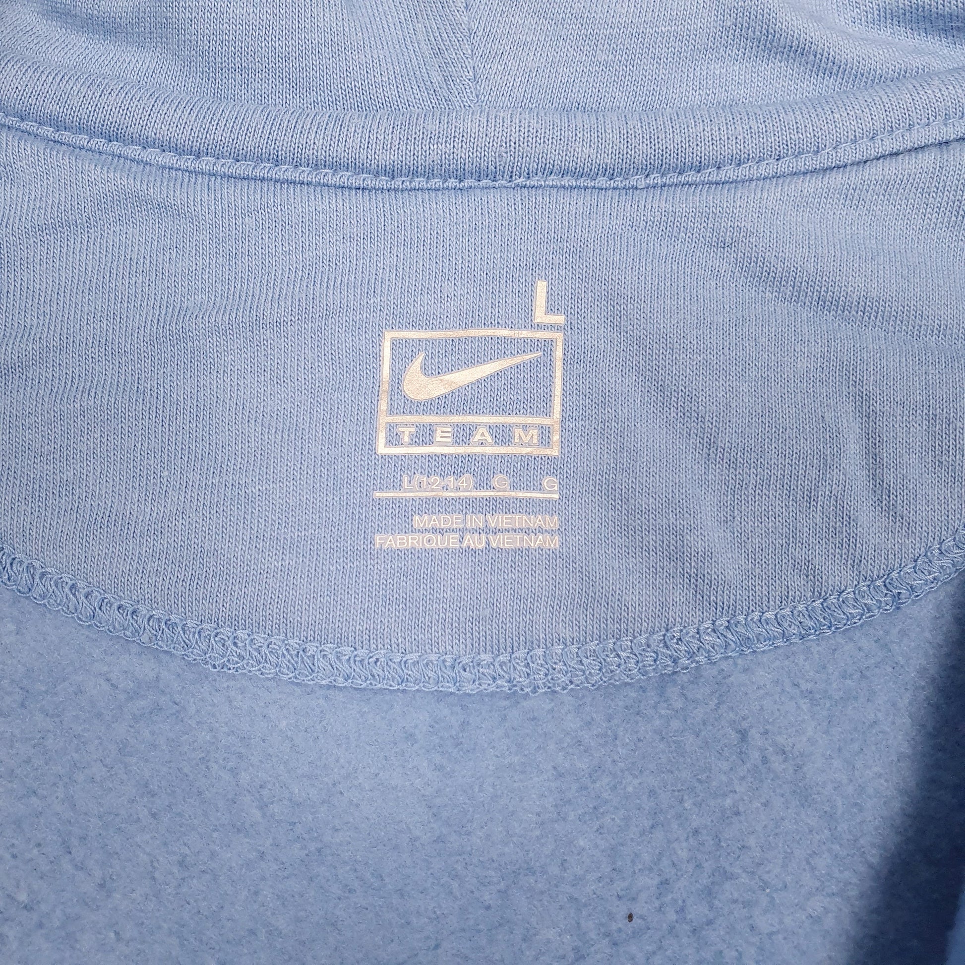 Womens Blue Nike North Carolina Full Zip Jumper