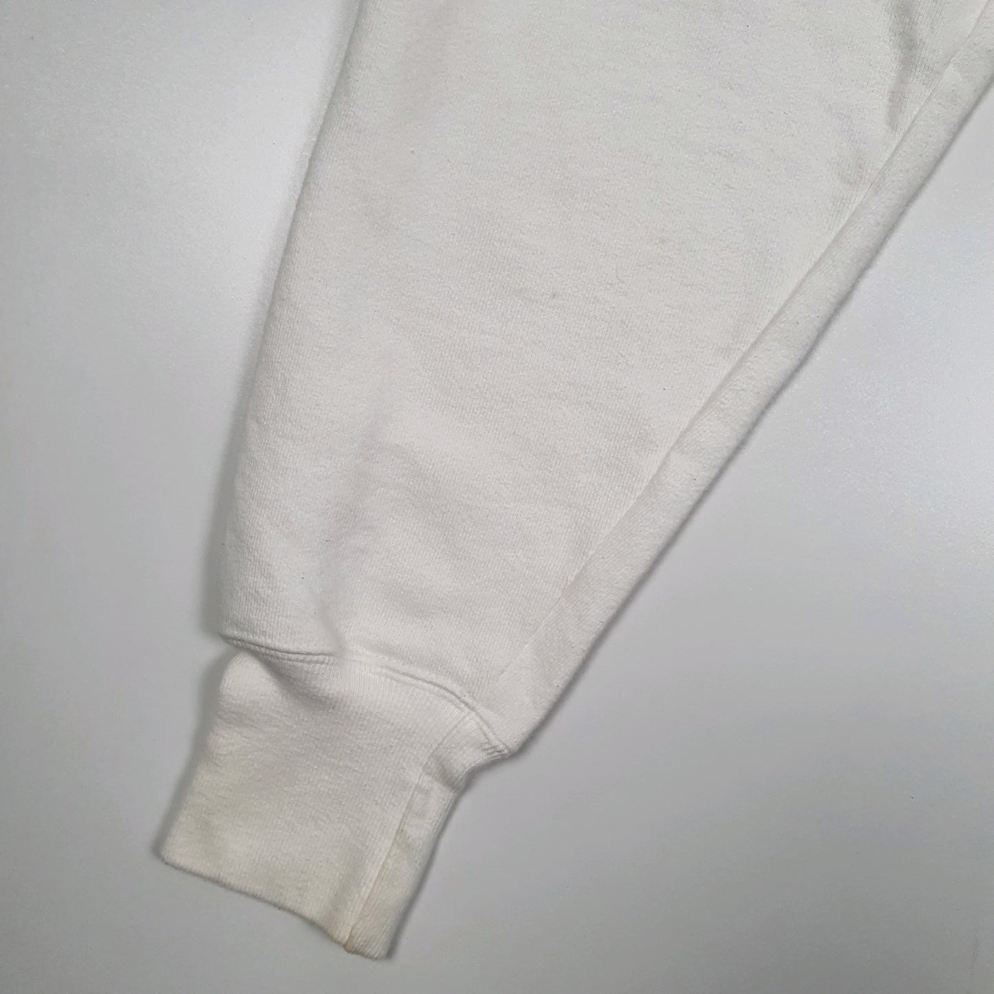 Mens White Champion Reverse Weave Breckenridge Crewneck Jumper