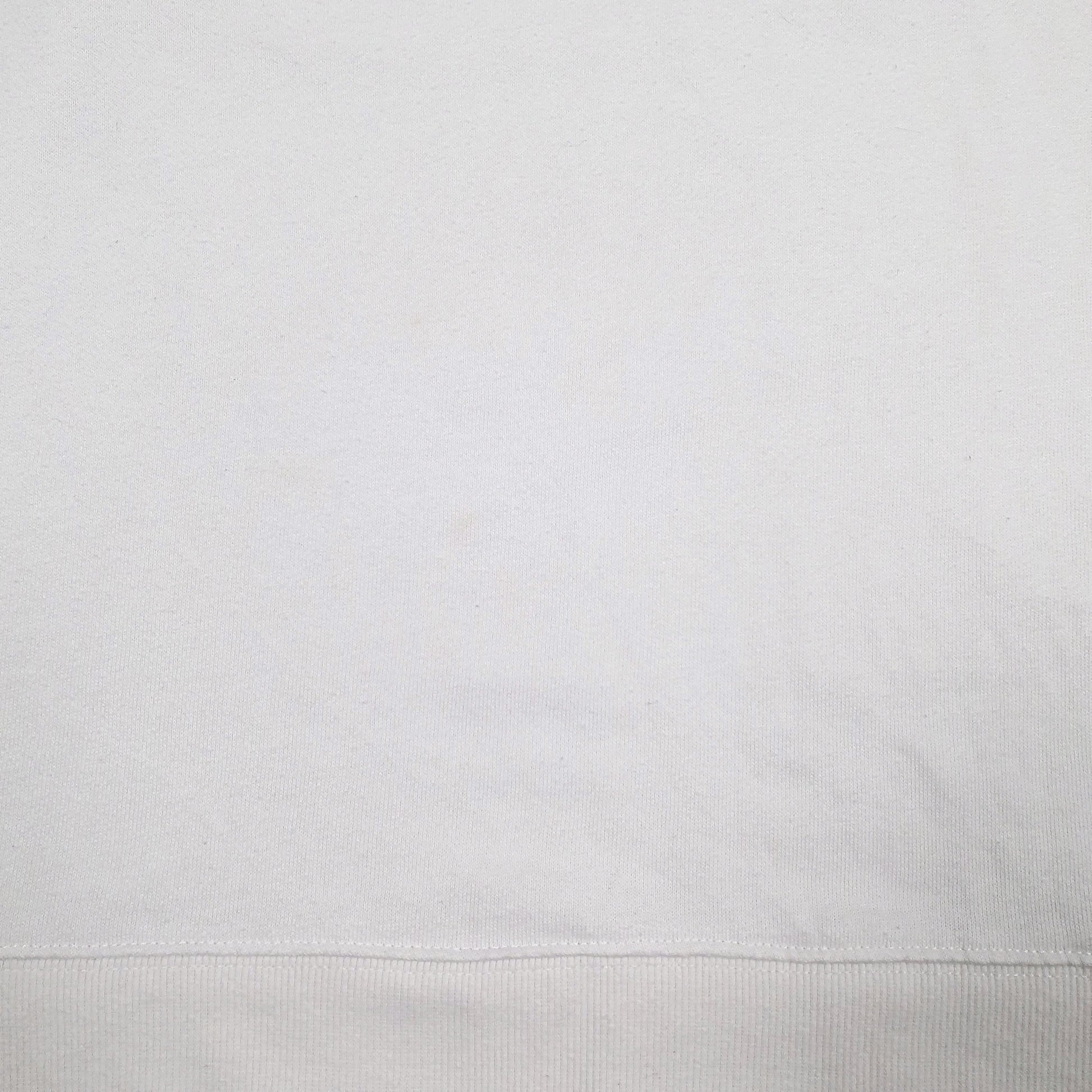 Mens White Reebok Spellout Crewneck Jumper