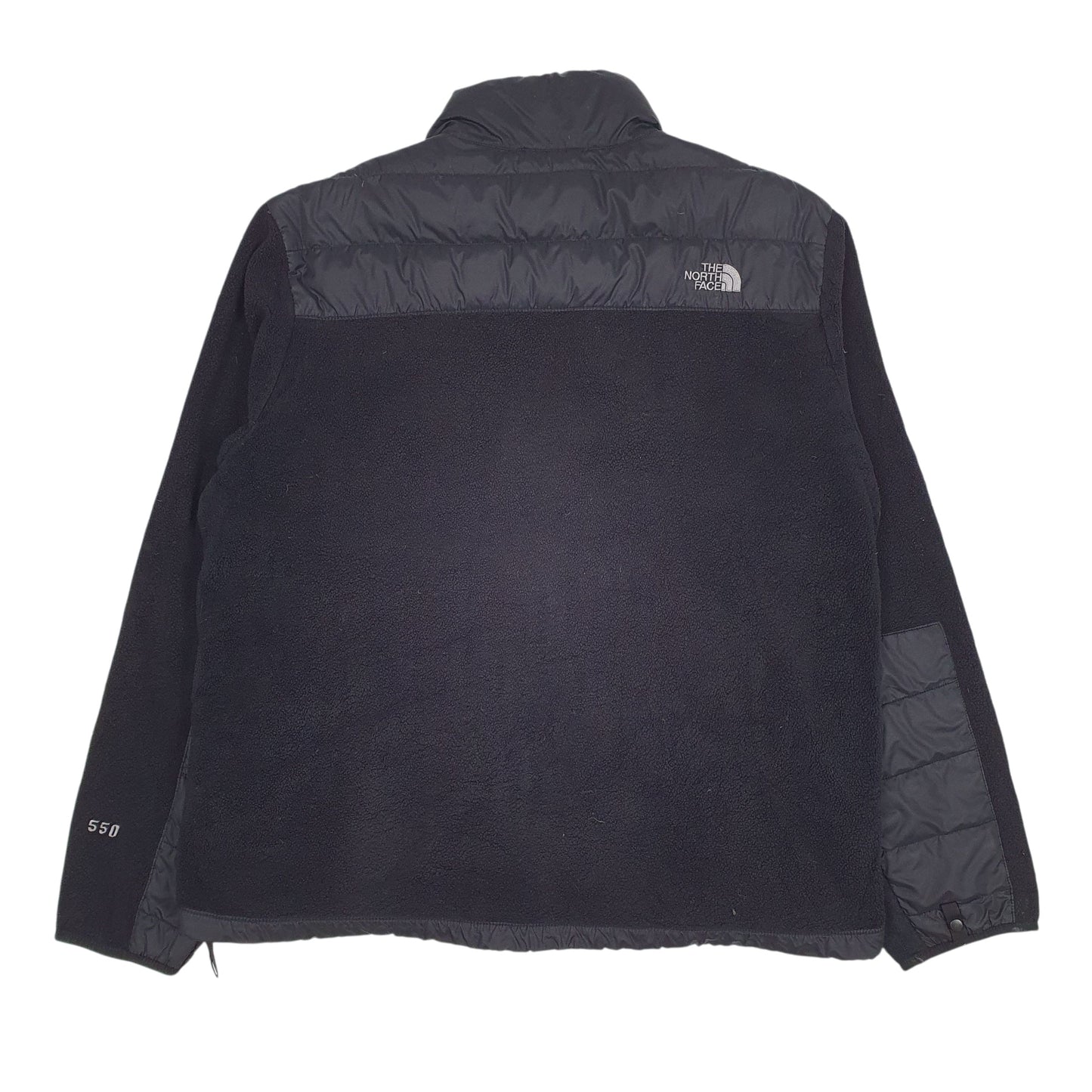 Mens Black The North Face Fleece Full Zip Coat