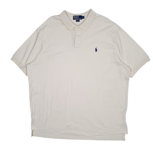 Mens Cream Polo Ralph Lauren  Short Sleeve Polo Shirt