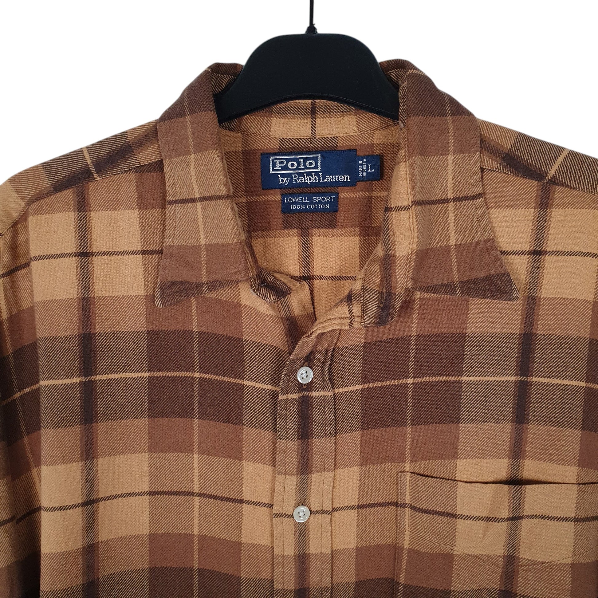 Mens Brown Polo Ralph Lauren Lowell Sport Overshirt  Shirt