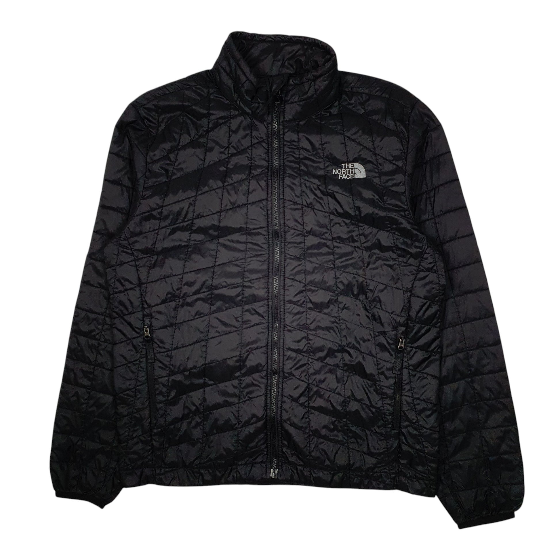 Womens Black The North Face Thermoball Lightweight Hoodie Coat