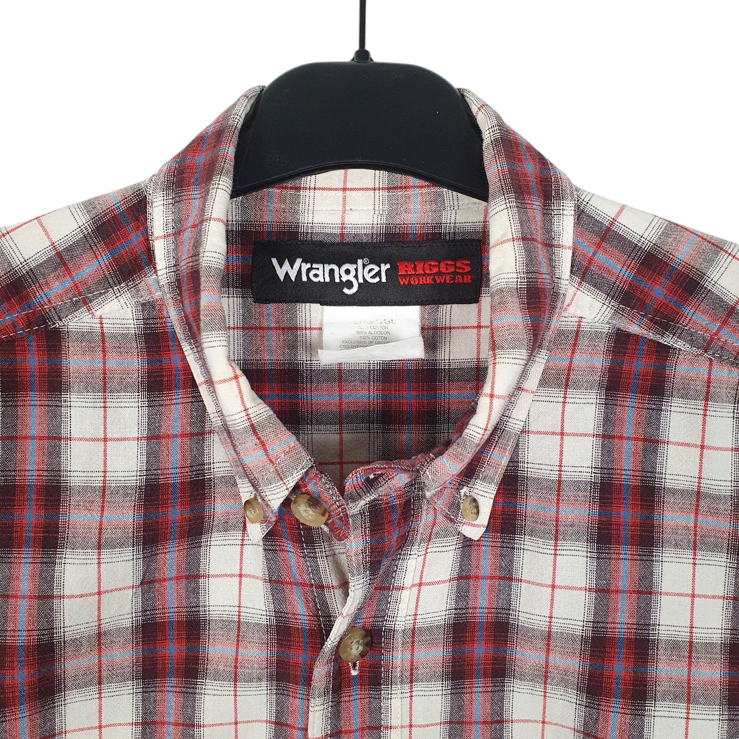 Mens Red Wrangler Riggs Workwear  Shirt