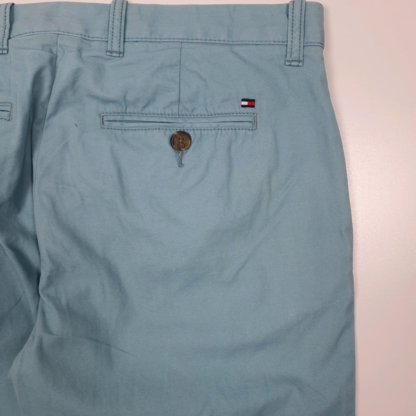 Mens Blue Tommy Hilfiger Custom Fit  Trousers