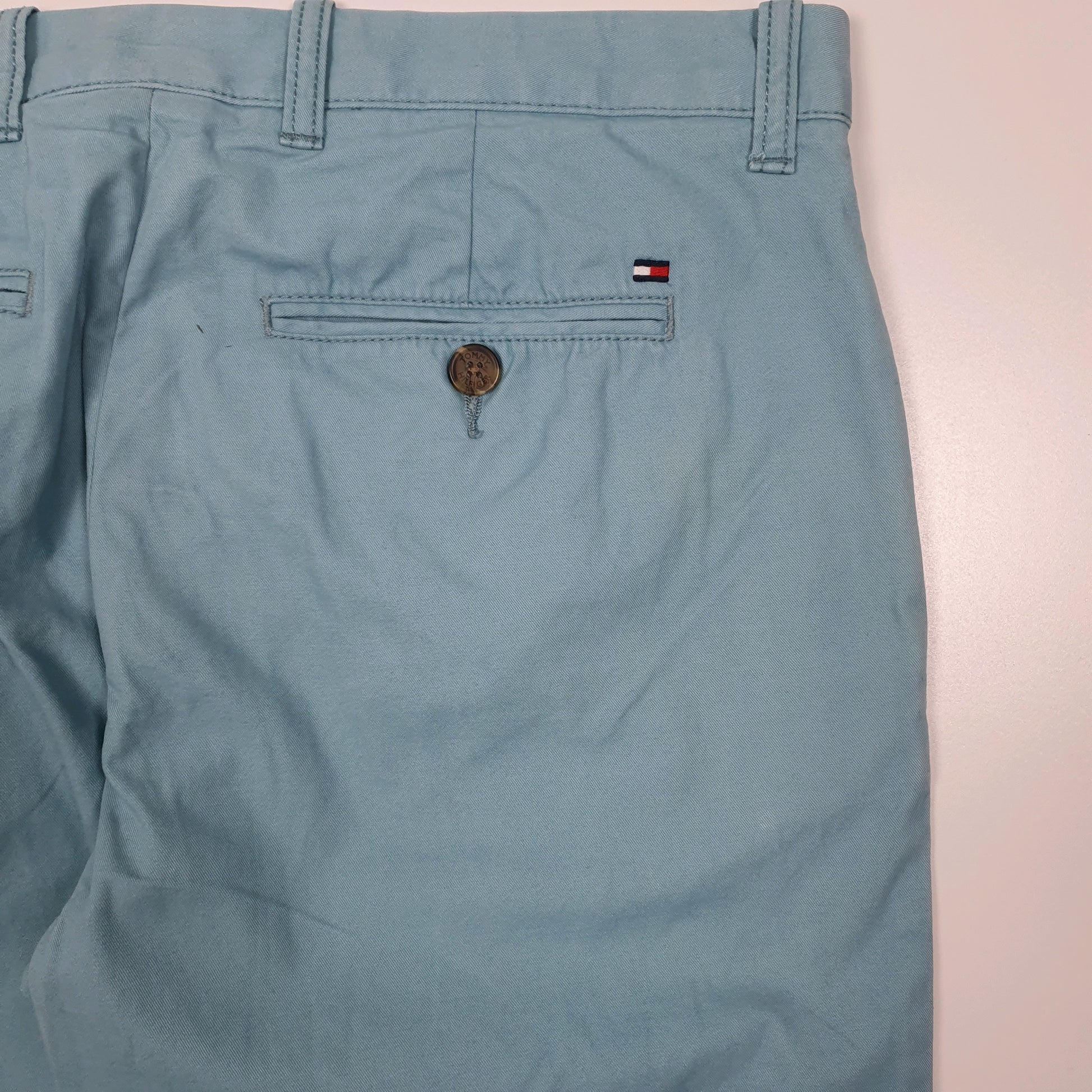 Mens Blue Tommy Hilfiger Custom Fit  Trousers