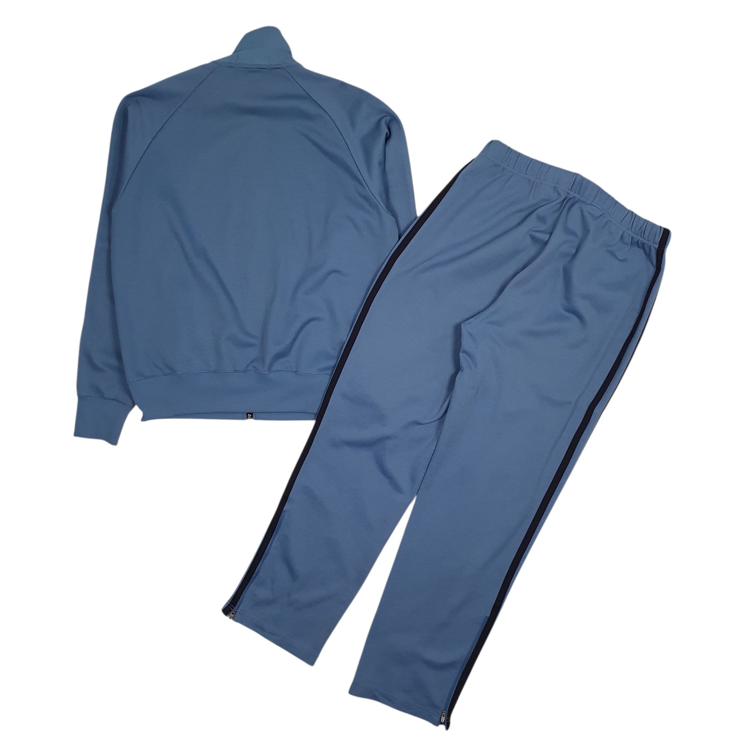 Mens Blue Polo Ralph Lauren Vintage 90s Polo Sport Tracksuit Full Zip Jumper