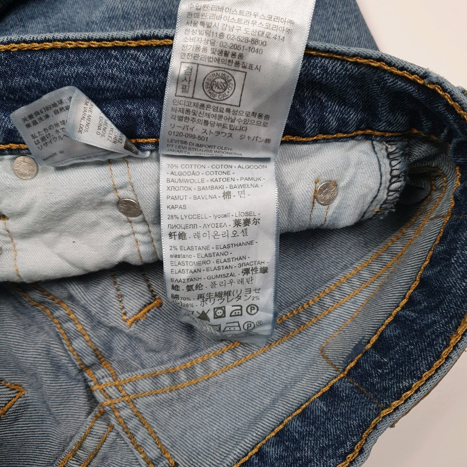 Mens Blue Levis   Jeans