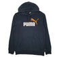 Mens Navy Puma  Hoodie Jumper