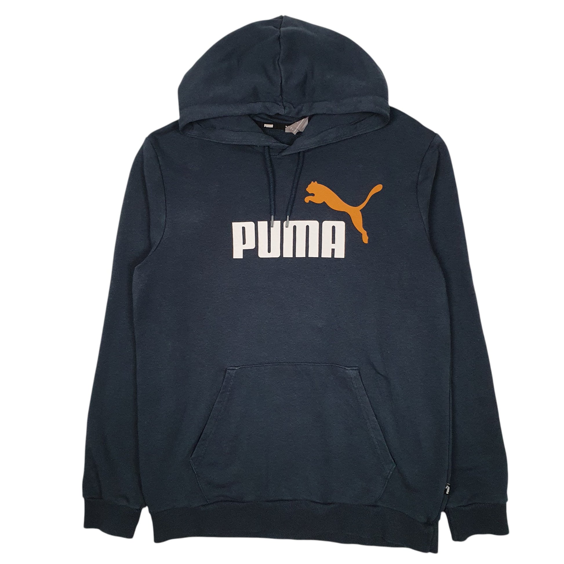 Mens Navy Puma  Hoodie Jumper