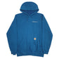 Mens Blue Carhartt  Hoodie Jumper