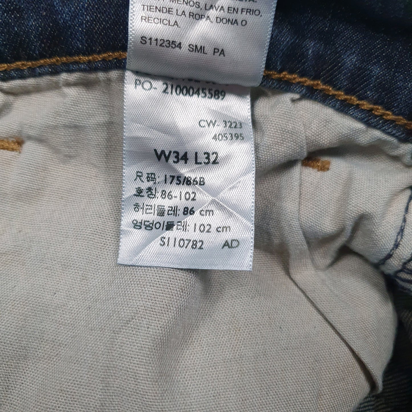 Mens Blue Levis Straight  Jeans