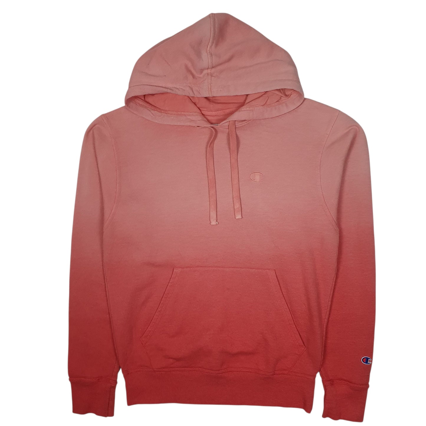 Mens Pink Champion  Hoodie Jumper