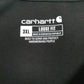 Mens Black Carhartt   T Shirt