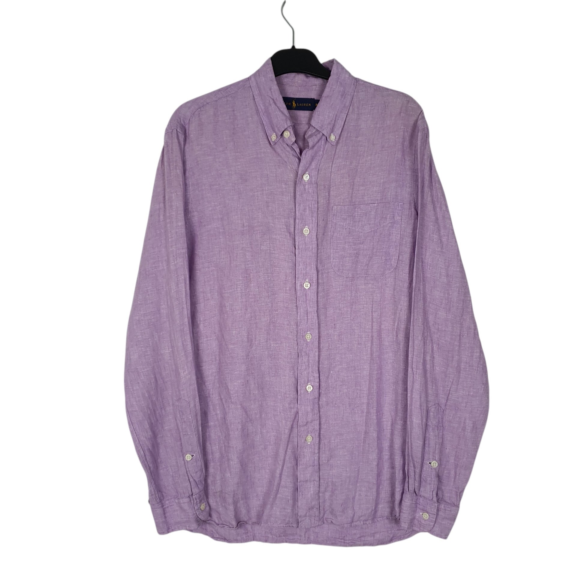 Mens Purple Ralph Lauren  Long Sleeve Shirt