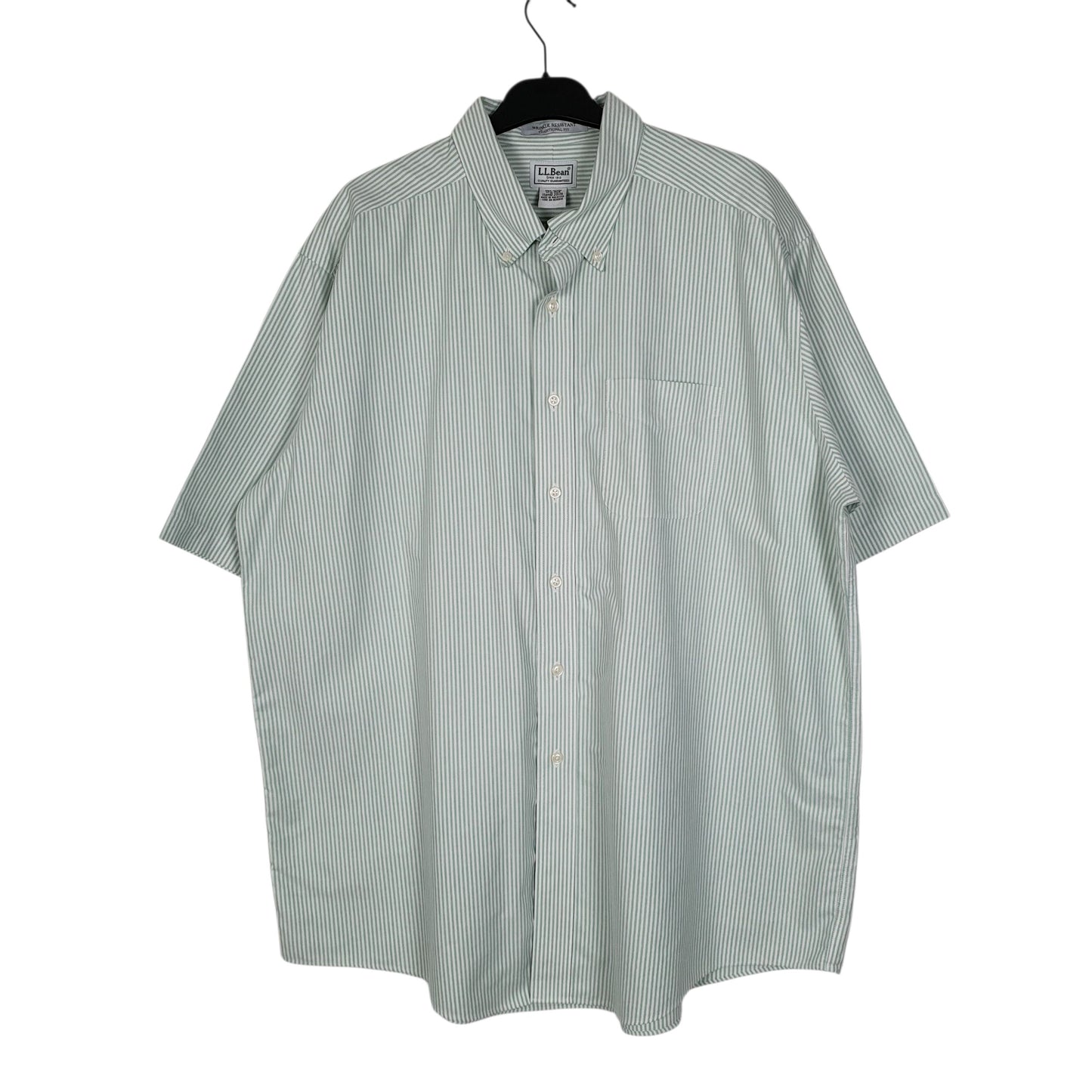 Mens Green L.L.Bean  Short Sleeve Shirt