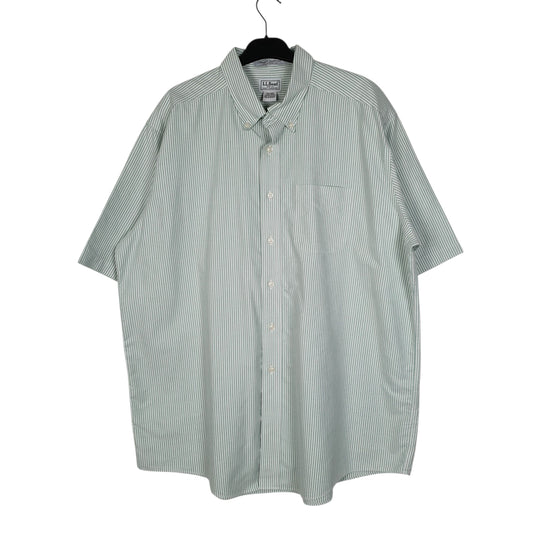 Mens Green L.L.Bean  Short Sleeve Shirt