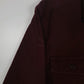 Mens Burgundy L.L.Bean Thick Chamois  Shirt