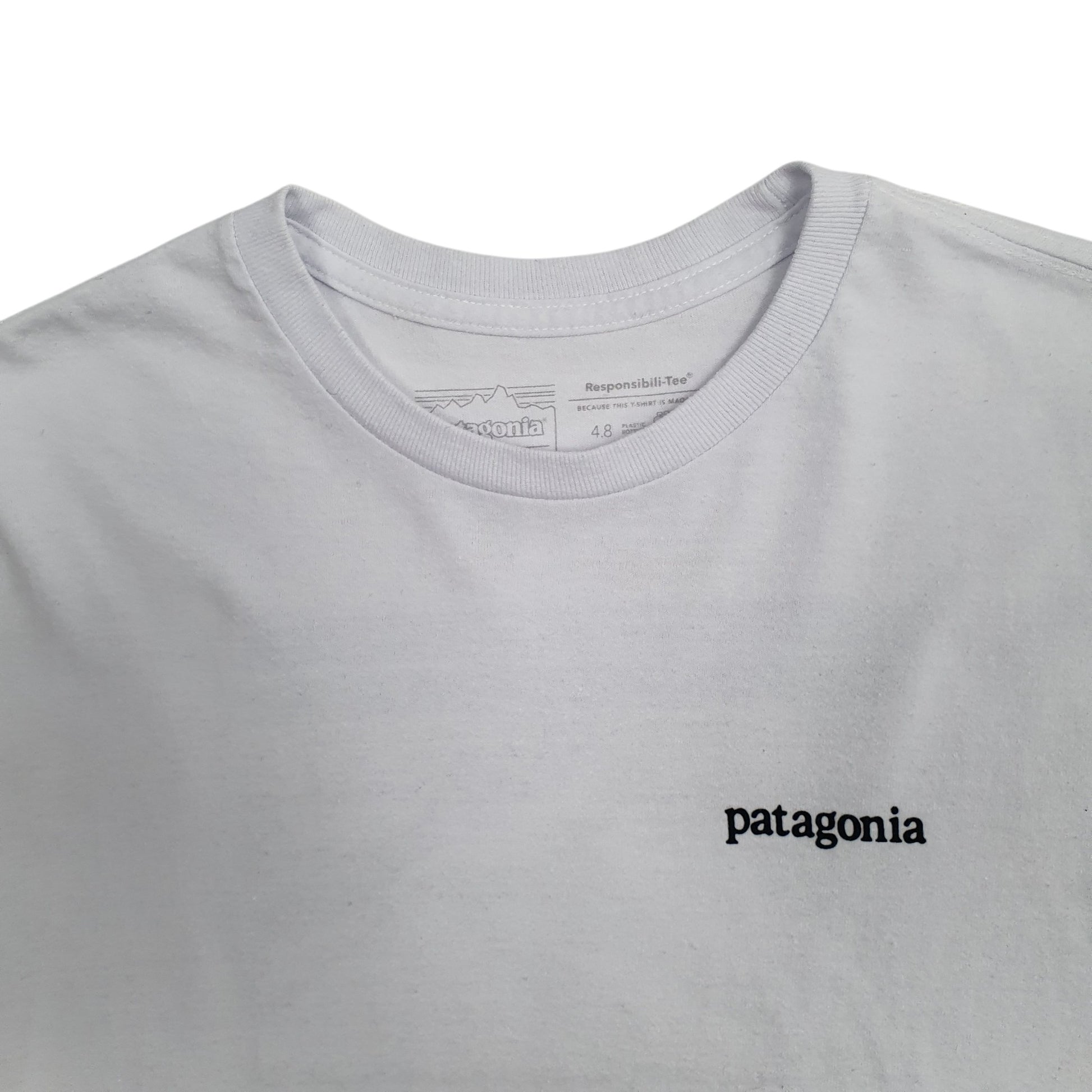 Mens Blue Patagonia   T Shirt