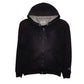 Mens Black Champion Hoodie Full Zip Jumper