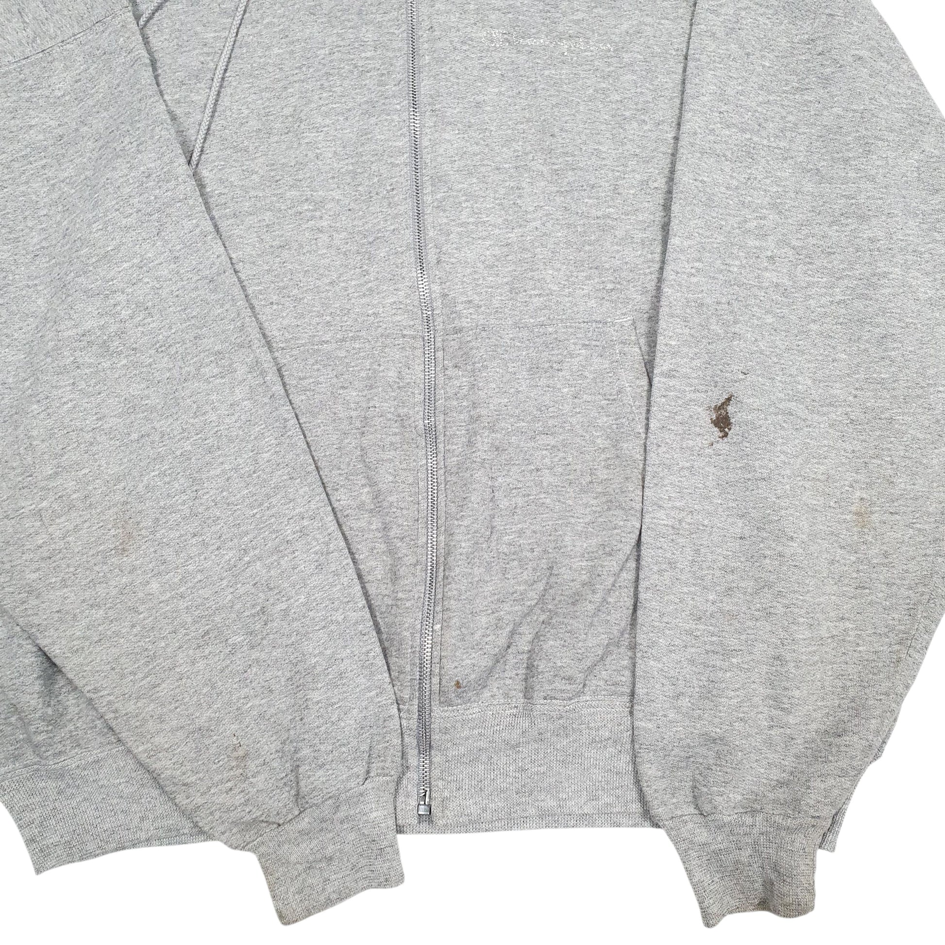 Mens Grey Champion  Full Zip Jumper