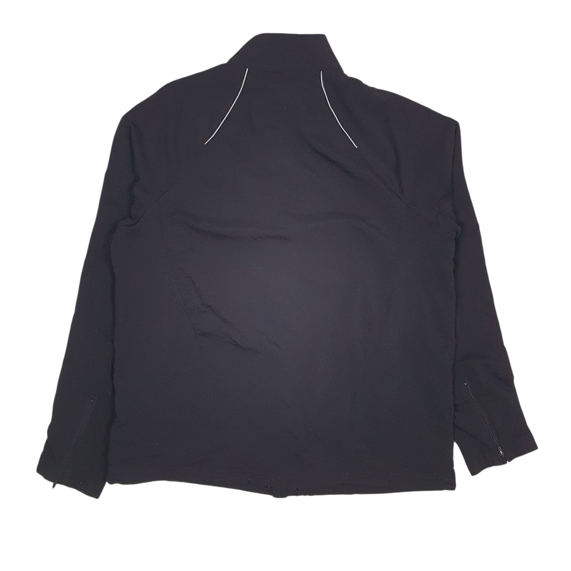 Mens Black Fila   Coat