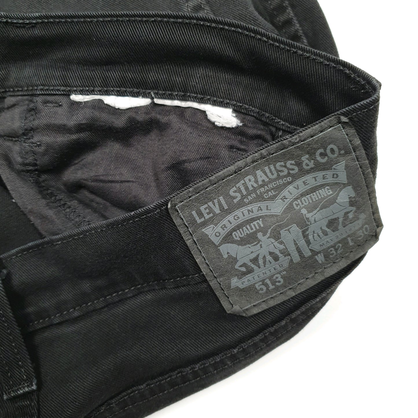 Mens Black Levis   Jeans