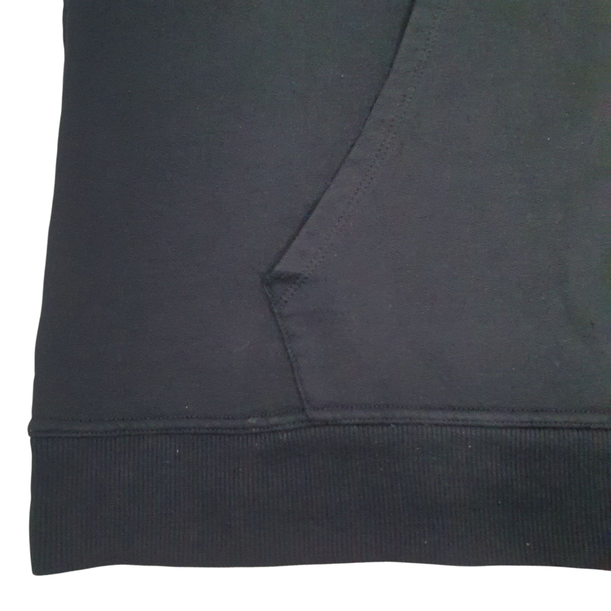 Womens Black Champion Spellout Hoodie Jumper