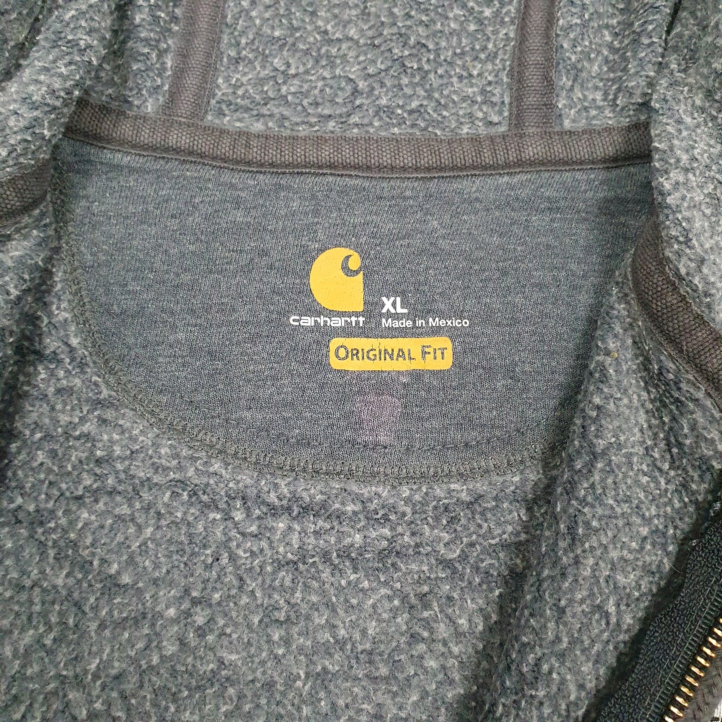 Mens Blue Carhartt  Full Zip Jumper