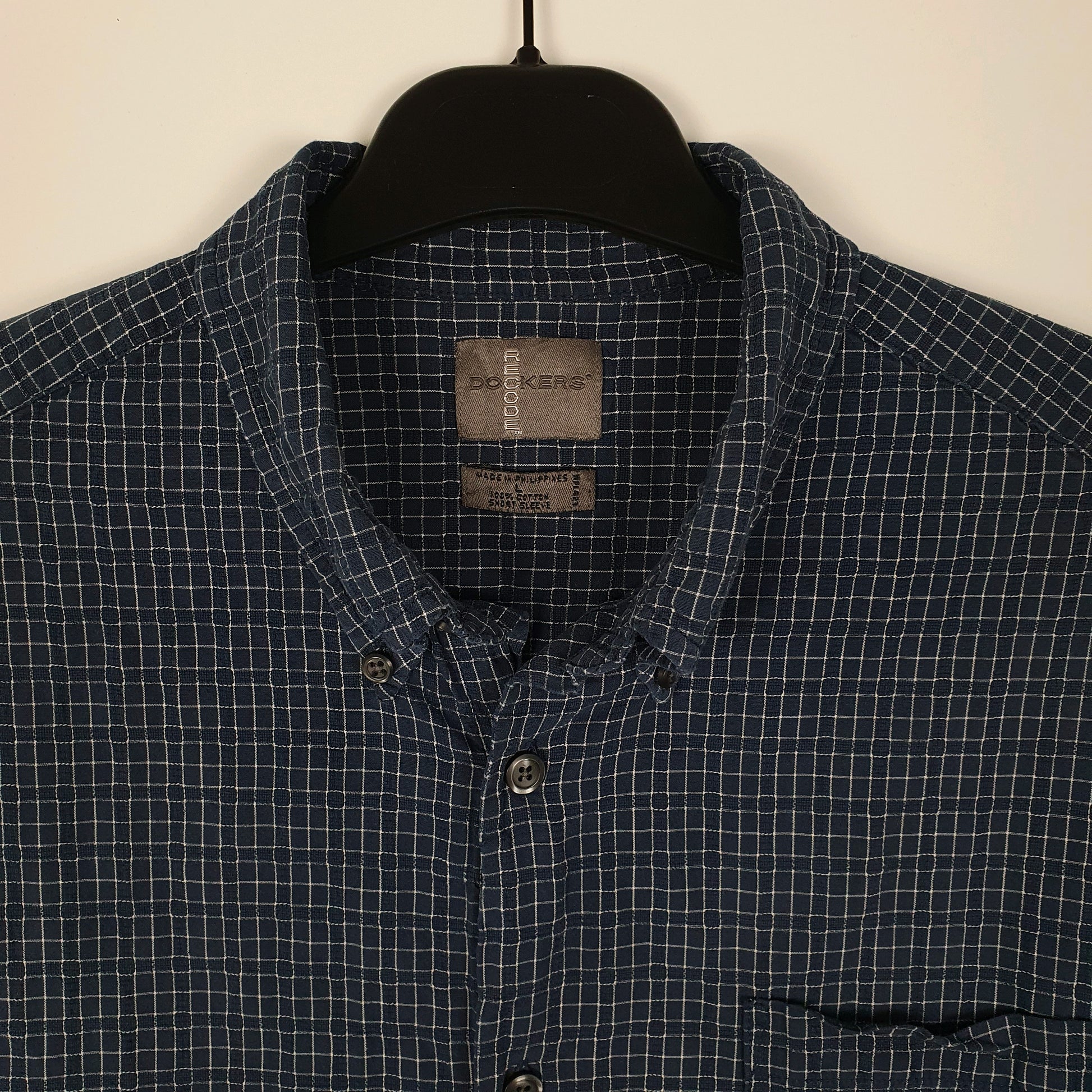 Mens Navy Dockers   Shirt